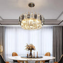 Axyaa Crystal Chandelier Stair Pendant Lamp Living Room Lighting