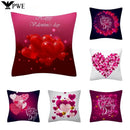 Axyaa Heart Print Cushion Covers Set - 45*45cm