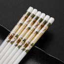 Axyaa Ceramic Chopsticks: High-grade Antibacterial, Non-slip, Non-drop Home Use