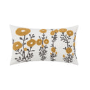 Axyaa Flower Embroidery Pillowcase Cojines Cotton Decorative Cushion Covers