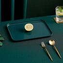 Axyaa Nordic Style Food Storage Tray Rectangular Plate for Kitchen Organization