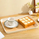 Axyaa Large Capacity Plastic Storage Tray for Food Serving, Tea, Dessert, Fruit Organizer