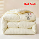 Axyaa Silk Quilt: Maternal & Infant Grade, Dye-Free, Winter Thickened, Knitted Cotton, Protein-filled Chrysalis