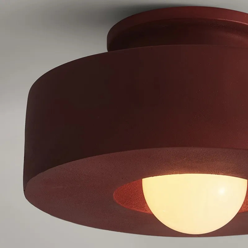 Axyaa Nordic Wabi Sabi Corridor LED Ceiling Lights Modern Lustre E27 Home Decor Fixtures