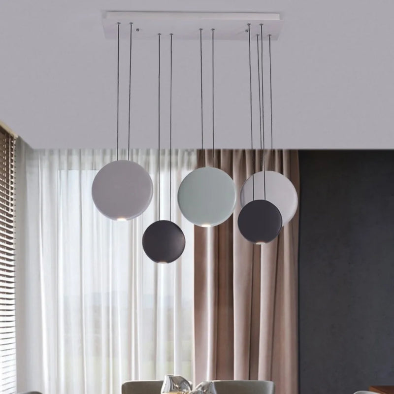 Axyaa Scandinavian Chandelier Pendant Lamp for Dining Room Coffee Shop Bar Kitchen Island