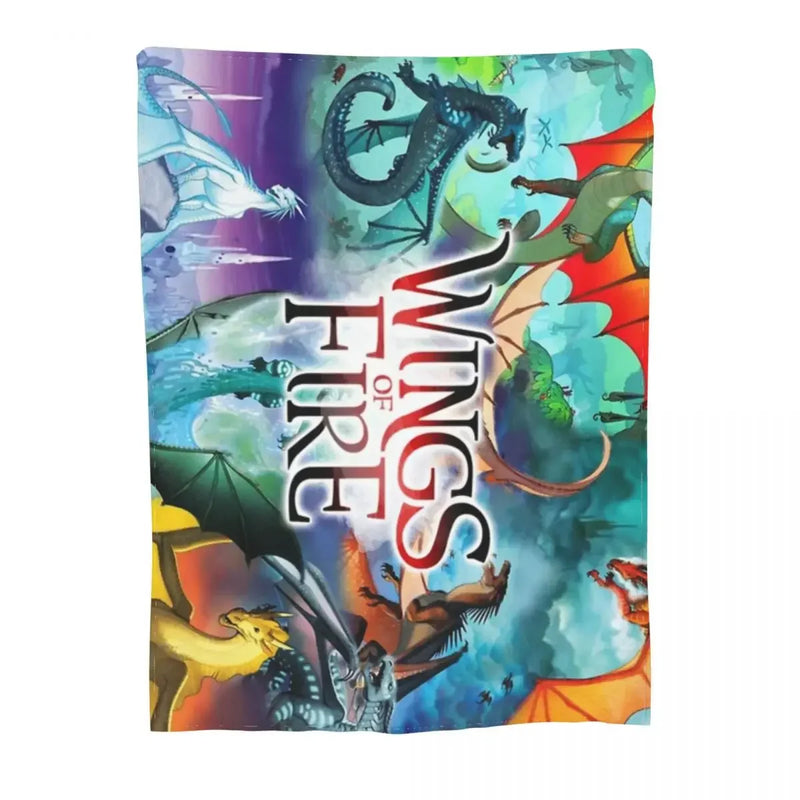 Axyaa Wing of Fire Dragon Throw Blanket