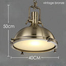 Axyaa Industrial Metal Pendant Light for Loft Living Room and Kitchen