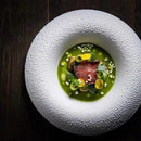 Axyaa Ceramic Plate Set for Molecular Cuisine and Desserts