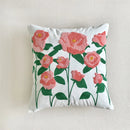 Axyaa Floral Pillow Cover for Home Decor - 45x45cm Cotton Square Case