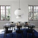 Axyaa Japanese Paper Pendant Lights Nordic LED Ceiling Chandelier