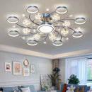 Axyaa Starry Sky Chandelier LED Ceiling Lamp for Modern Nordic Living Room