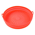Axyaa Silicone Air Fryer Pan Liner for Oven Baking Tray & Pizza Chicken Mould