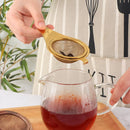 Axyaa Stainless Steel Tea Strainer Set - Japanese Style Infuser Filter for Kitchen