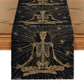 Axyaa Skull Astrology Table Runner for Wedding Decor and Dining Table Display
