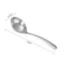 Axyaa Stainless Steel Deep Soup Spoon - Long Handle Ramen Rice Scoop
