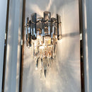 Axyaa Crystal Glass Rod Wall Lamp for Modern Minimalist Light Luxury Decor