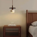 Axyaa Travertine Stone LED Pendant Lights for Elegant Decor