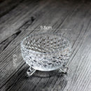 Axyaa Glass Bowl Set for Desserts, Soups, Salads - Creative Three-Legged Design
