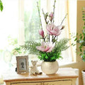 Axyaa Modern Magnolia & Artificial Flower Decoration for Home Furnishings