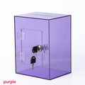 Axyaa Clear Acrylic Money Box with Lock and Keys - Large Capacity