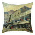 Axyaa Printed Landscape Cotton Linen Pillow Cover for Home Decor 45x45cm