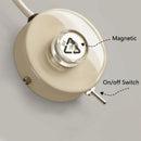 Axyaa Nordic Magnetic Wall Lamp, Adjustable Angle, Black/White, On/Off Switch
