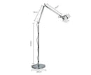 Adjustable Modern Retro Floor Lamps by Axyaa for Various Rooms