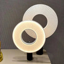 Axyaa Fabric Art Floor Lamp LED Desk Light for Bedroom Living Room Decor