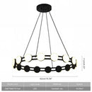 Axyaa Chinese Style Pendant Lights for Modern Living & Dining Room