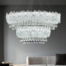 Modern Crystal LED Pendant Lights by Axyaa - Gold Plated Metal Hanging Lamp for Home Lighting