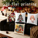 Axyaa Christmas Cute Patterns Pillow Covers for Sofa, Bedroom, Car