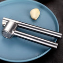 Axya Stainless Steel Garlic Press Masher and Ginger Crusher