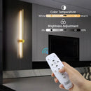Axyaa Dimmable LED Wall Lamp 350° Remote Control Touch Switch Sconce for Bedroom & Living