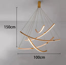 Axyaa Stair Chandelier - Modern Home Pendant Lights for Living Room
