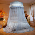 Axyaa Summer Round Top Mosquito Net for Princess Bed