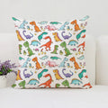 Axyaa Dinosaur Paradise Pillow Cover - Children's Room Decor - Exquisite Kids Gift
