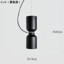 Axyaa Nordic Designer Chandelier Iron Lampshade LED Pendant for Home Decor