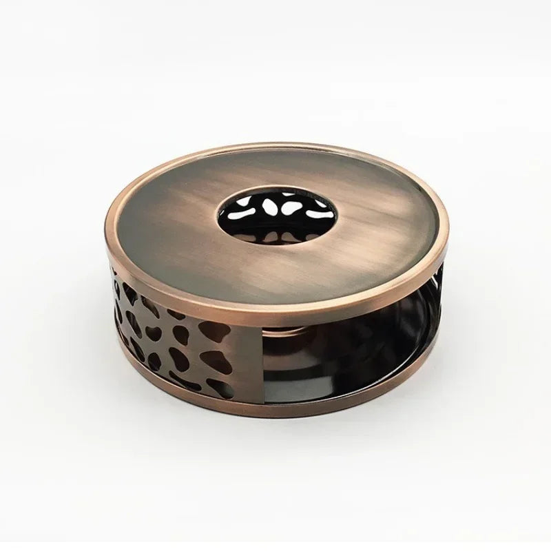 Axyaa Stainless Steel Teapot Stand Candle Warmer for Tea Ceremony Accessory