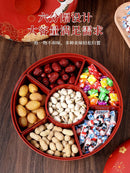 Axyaa Fruit Box Candy Melon Seed Plate Snack Storage Divider
