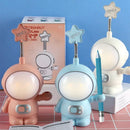 Axyaa Astronaut LED Desk Lamp with Phone Holder - Kids' Study & Bedside Table Light
