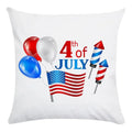 Axyaa American Flag Print Pillow Cover for Home Decor