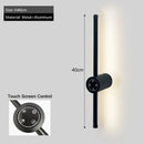 Axyaa Dimmable LED Wall Sconce Touch Screen Control Wall Lighting