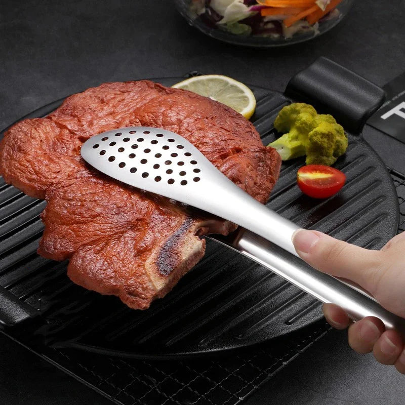 Axyaa Stainless Steel Food Clips - Home Kitchen Barbecue Steak Bread Clips