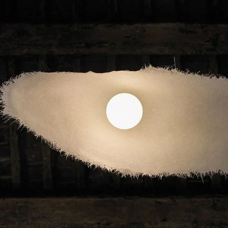 Axyaa Wabi Sabi Ceiling Hanging Lamp LED Chandelier for Kitchen Island Bar