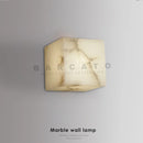Axyaa Marble Square G9 LED Wall Sconce Light Fixture for Bedroom Aisle Staircase