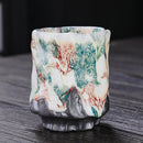 Axyaa Yamagata Ceramic Teacups Set - Handmade Retro Kung Fu Tea Accessories