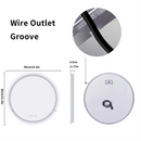 Axyaa LED Round Bathroom Mirror with Smart Anti-fog & RGB Backlit Colors