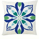 Floral Pattern Throw Pillow Covers by Axyaa for Sofa, Bedroom, Car