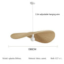 Axyaa Nordic Fabric Pendant Light, LED Chandelier Lamp for Dining Room and Bar