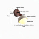 Axyaa LED Wall Lamps Yellow Travertine White Glass Living Room Bathroom Mirror Light